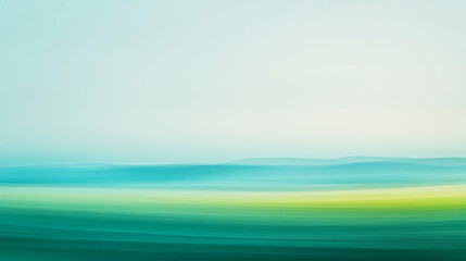 Obraz premium Soft gradient background blending turquoise and lime green hues for a serene aesthetic