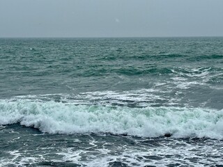 waves on the beach
