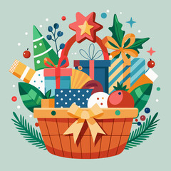 gift, christmas, birthday, vector, box, illustration, card, design, celebration, holiday, decoration, present, xmas, pattern, party, happy, bow, seamless, winter, fun, ribbon, art, tree, cake, greetin