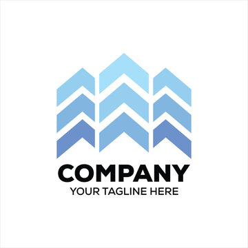 Wave logo, company logo design and business theme for vector image. monogram logo design for entrepreneur and business identity.