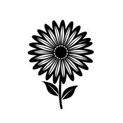 This captures the essence of the flowers in line art and black-and-white style