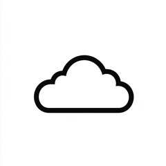 High tech icon. Cloud
