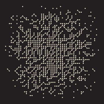  complex graph structure with stochastically  connected nodes

