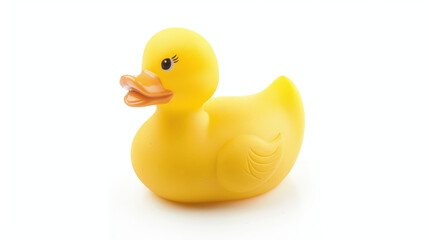 rubber duck isolated on white