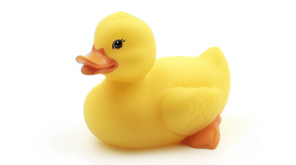 rubber duck isolated on white