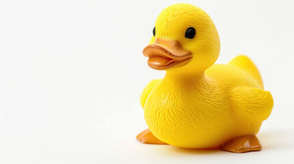 rubber duck isolated on white