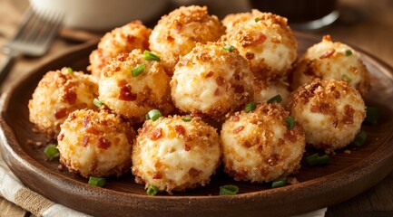 Fototapeta premium Breakfast Fat Bombs – A Delicious, Keto-Friendly, Low-Carb Way to Fuel Your Morning