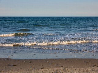 land and sea connected beach