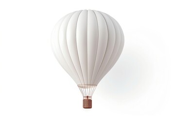 Fototapeta premium White Air Balloon balloon aircraft vehicle.