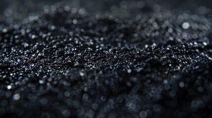 grainy black surface