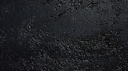 grainy black surface