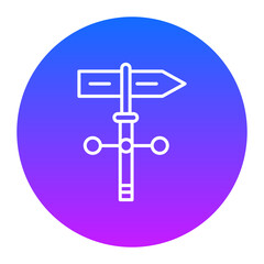Obraz premium Weather Vane Icon