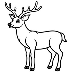 deer vector illustration
