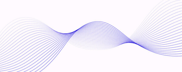Abstract blue wavy lines.