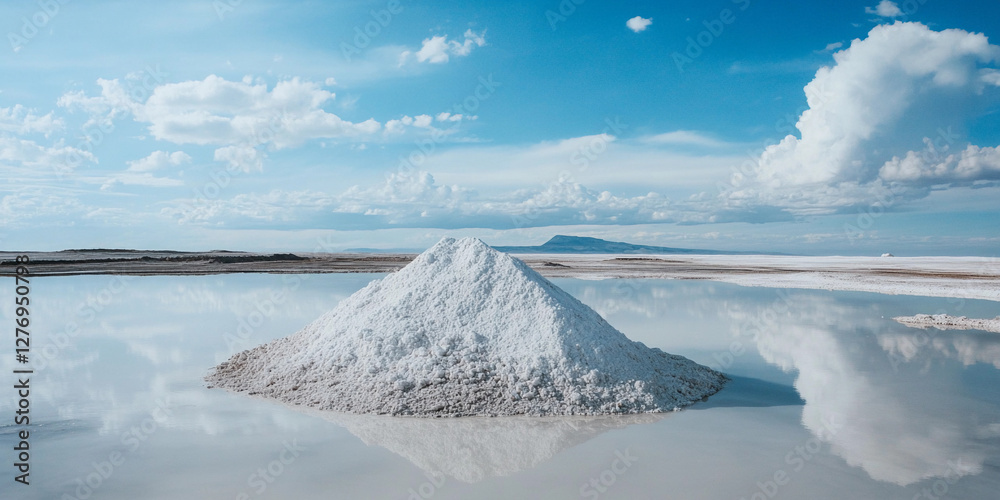 Aufkleber lithium extraction from the volodymyrplysiuk lithium field. generative ai