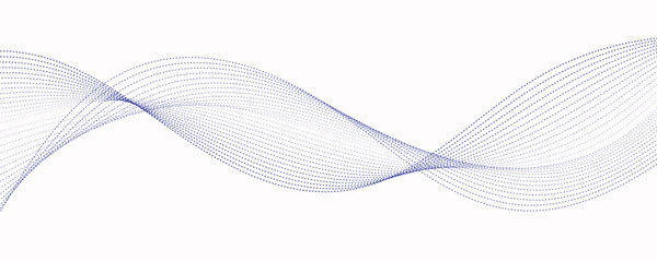 Abstract blue wavy lines.