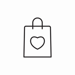 stamp bag icon sign vector