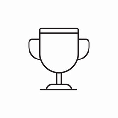 winner cup icon sign vector