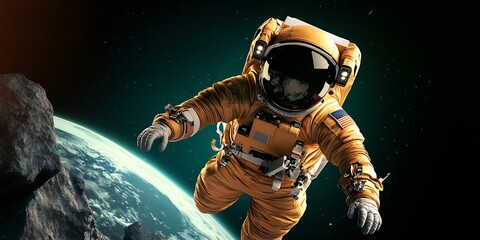 Fototapeta premium pop art astronaut 