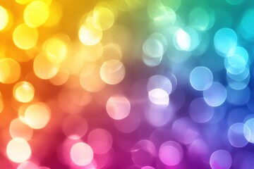 Obraz premium Rainbow gradient background with a soft blur effect creating an abstract and colorful wallpaper