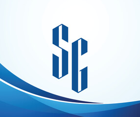 SG letter logo design template elements. Modern abstract digital alphabet letter logo. Vector illustration. New Modern logo.