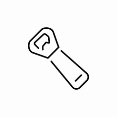 bottle opener icon sign vector