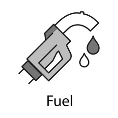 Fuel – Nozzle Representing Gasoline and Energy Sources