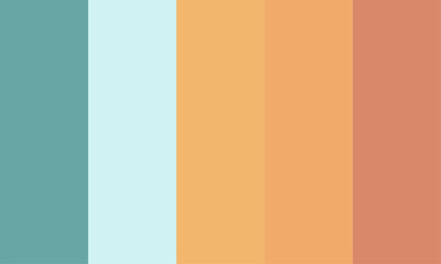 Five color palettes for coloring your designs.