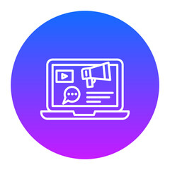 Advertising Message Icon