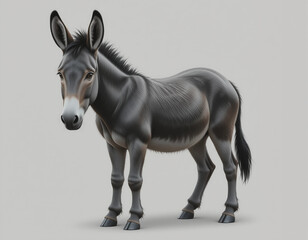 Obraz premium Gentle Companion: Donkey