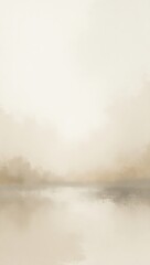 Muted Abstract Landscape. Painterly Embrace of Unknown. Perfect for serene website backgrounds, artistic design projects, contemplative visuals
