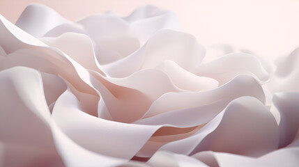 Fototapeta premium Abstract floral art with soft hues. Delicate, flowing shapes create a calming, ethereal aesthetic.