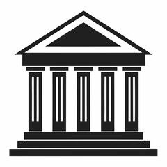 greek column vector illustration