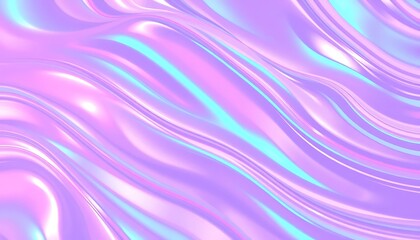 Obraz premium Vibrant Holographic Swirl Background Design. perfect for digital art, fashion, and creative projects.