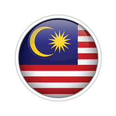 Malaysia Flag Sphere Vector