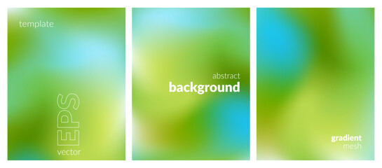 Abstract liquid background layout. Bright color blend. Blurred fluid effect. Gradient mesh. Mockup modern design template for posters, ad banners, brochures, flyers, covers, websites. EPS vector image
