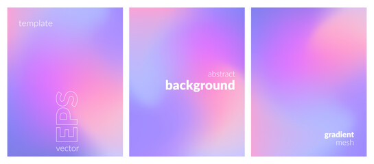 Abstract liquid background layout. Soft color blend. Blurred fluid effect. Gradient mesh. Mockup modern design template for posters, ad banners, brochures, flyers, covers, websites. EPS vector image