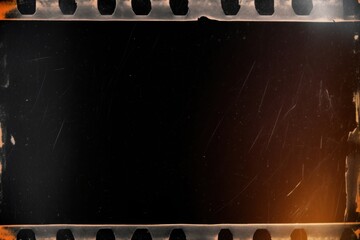 35mm film negative frame photography blackboard filmstrip.