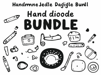 Handmade Doodle Vector Graphics Bundle