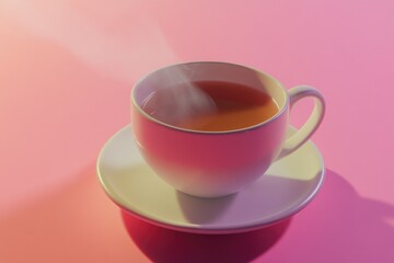 Fototapeta premium Tea Cup on Saucer