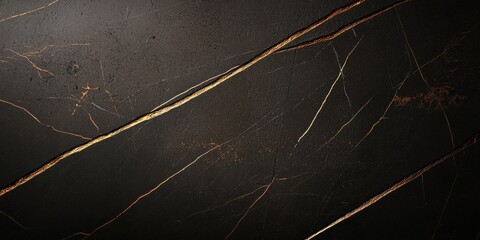 Dark Stone Veins Elegant Patterns in Polished Surfaces with Striking Line and Color Contrast Design