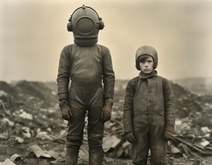 Aliens from another planet on earth