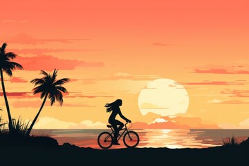 Fototapeta premium Outdoors bicycle vehicle cycling.