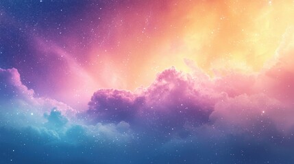 abstract background with clouds,A dreamy background with pastel colors and stars,  This backdrop would be great to use as a background or texture in design work.