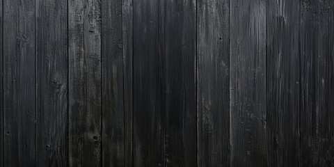 Obraz premium Textured Charcoal Timber Panels Surface Design Woodgrain Detailing Rustic Backdrop Fine Art Close Up