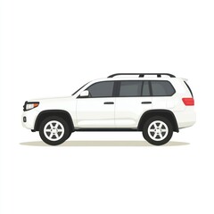 Suv car transportation illustration automobile.