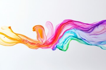 Dynamic color flow art abstract composition digital creation studio environment eye-level view visual impact