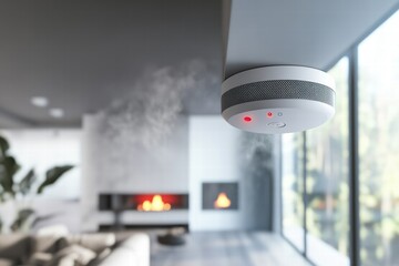 Smoke detection system integrated with sensors enhances safety in modern living spaces