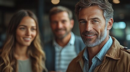 Obraz premium Happy diverse business team portrait.