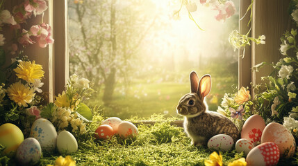 Easter Spring Season Backdrop